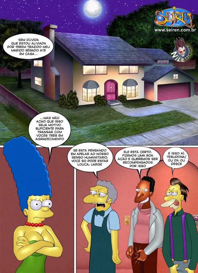 O fugitivo errante 01 - Simpsons